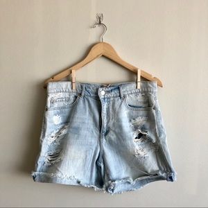 Garage: ripped jean shorts